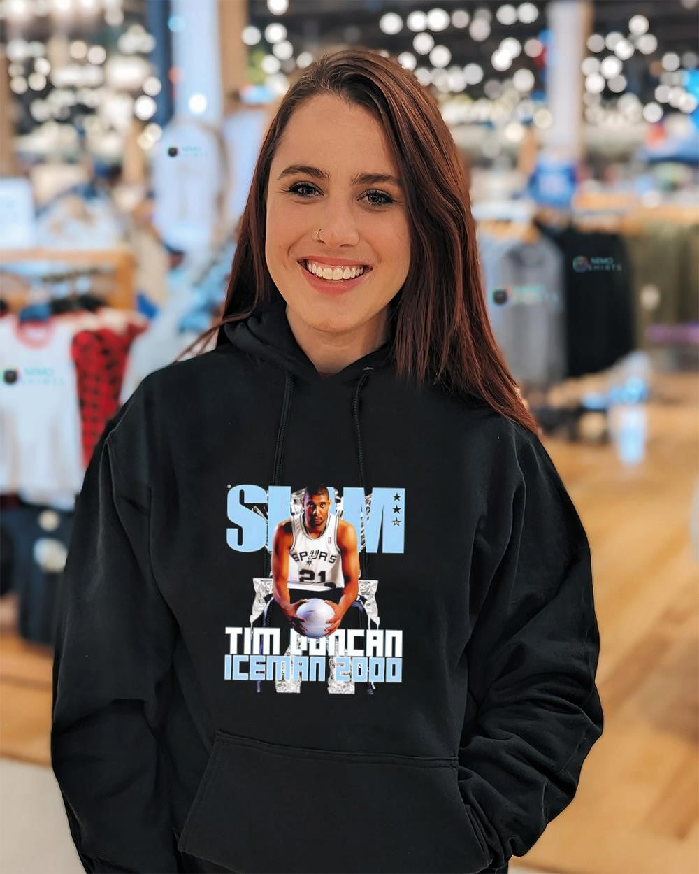 Tim Duncan Iceman 2000 Spurs player shirt