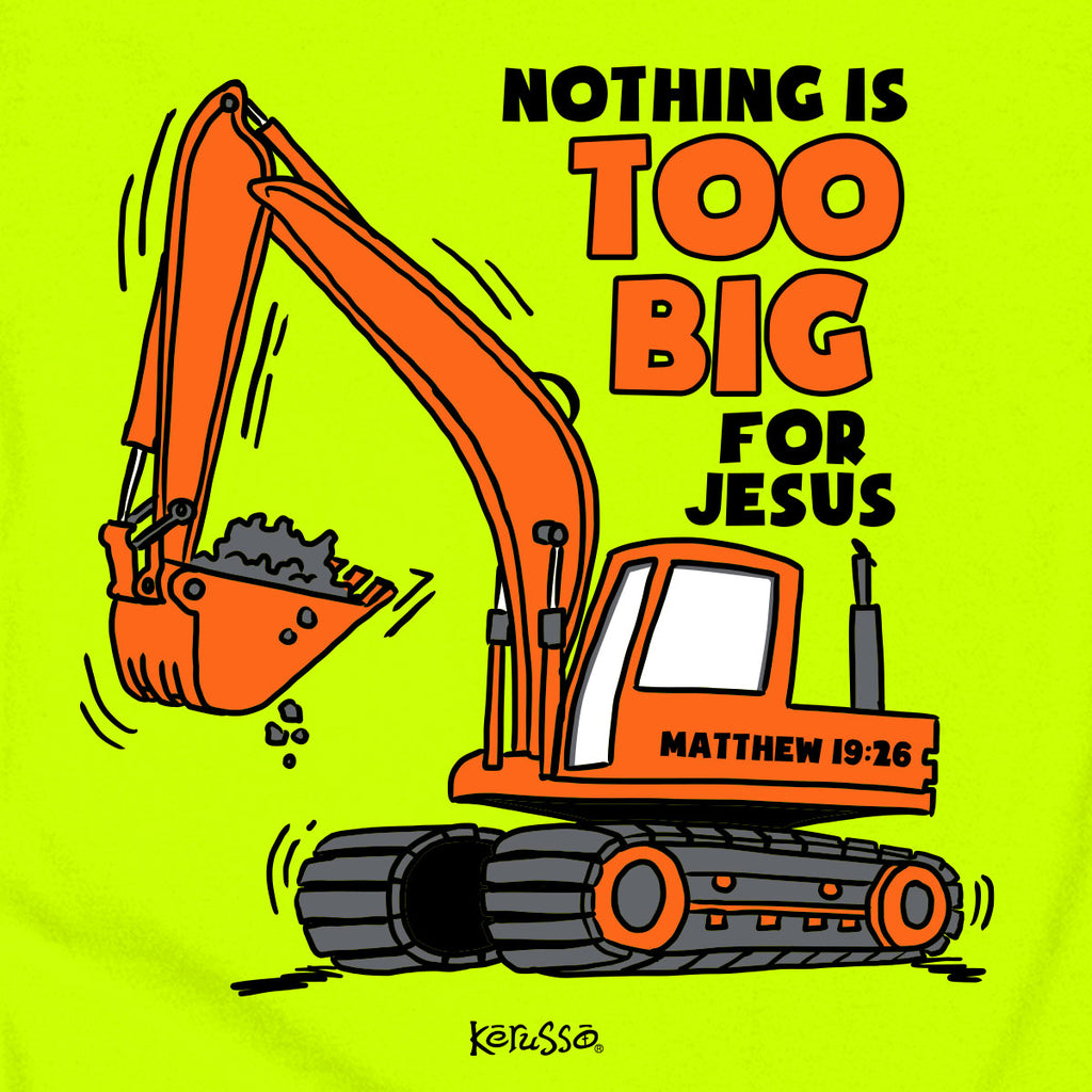 Kerusso Kids T-Shirt Nothing Too Big Matthew 19:26 Hoodie, Sweatshirt | CiraTrend.com (Image 2)