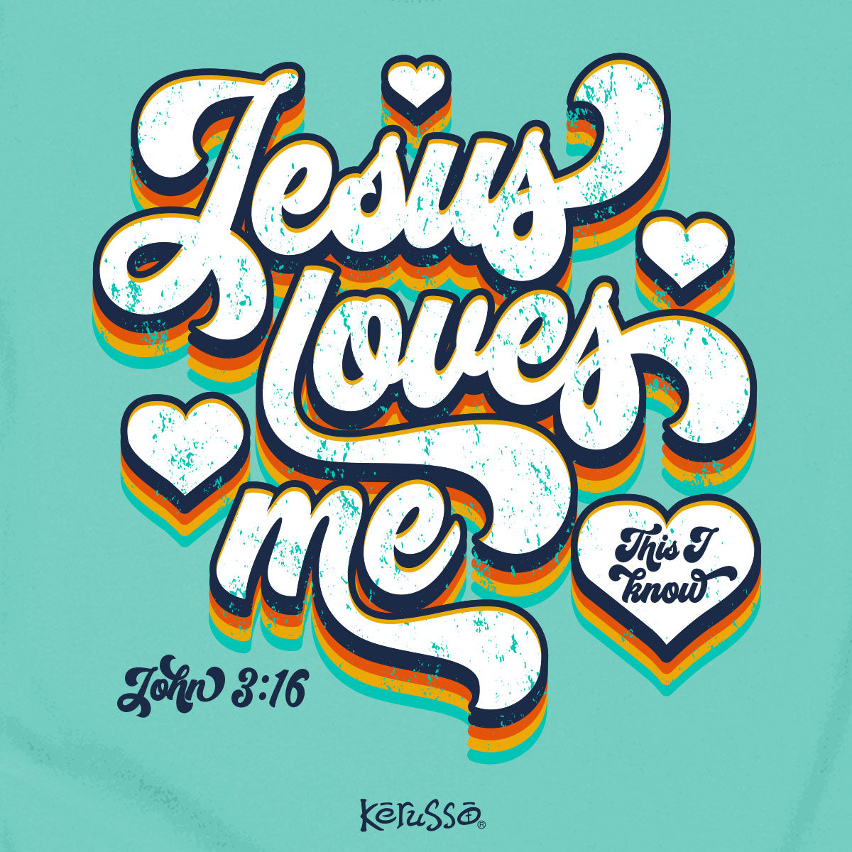 Kerusso Kids T-Shirt Jesus Loves Me Hoodie, Sweatshirt | CiraTrend.com (Image 2)