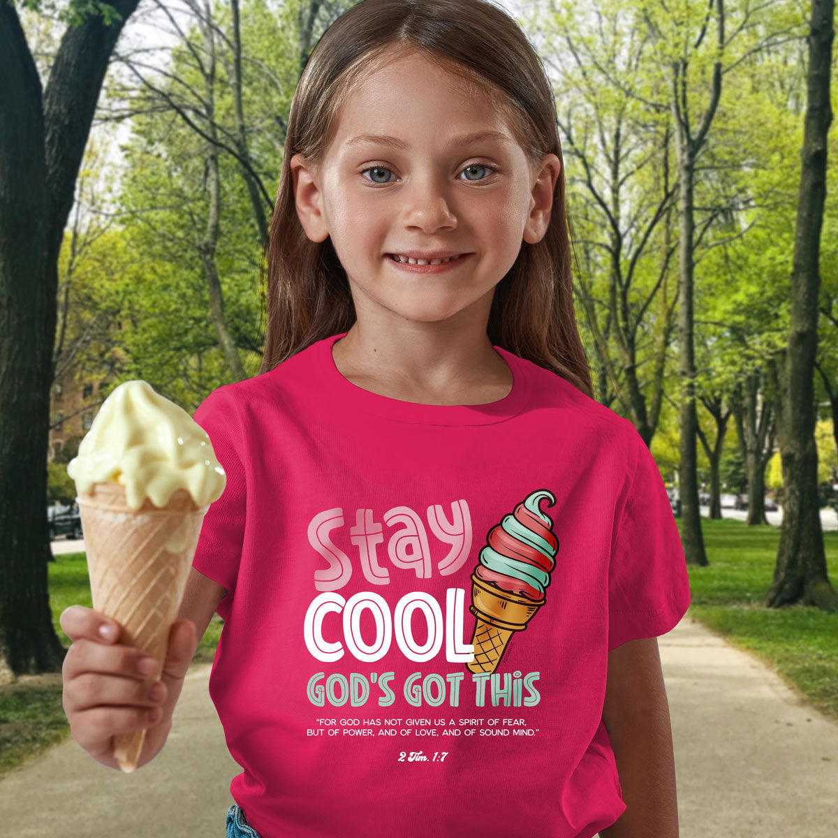 Kerusso Kids T-Shirt Stay Cool God's Got This Hoodie, Sweatshirt | CiraTrend.com (Image 3)