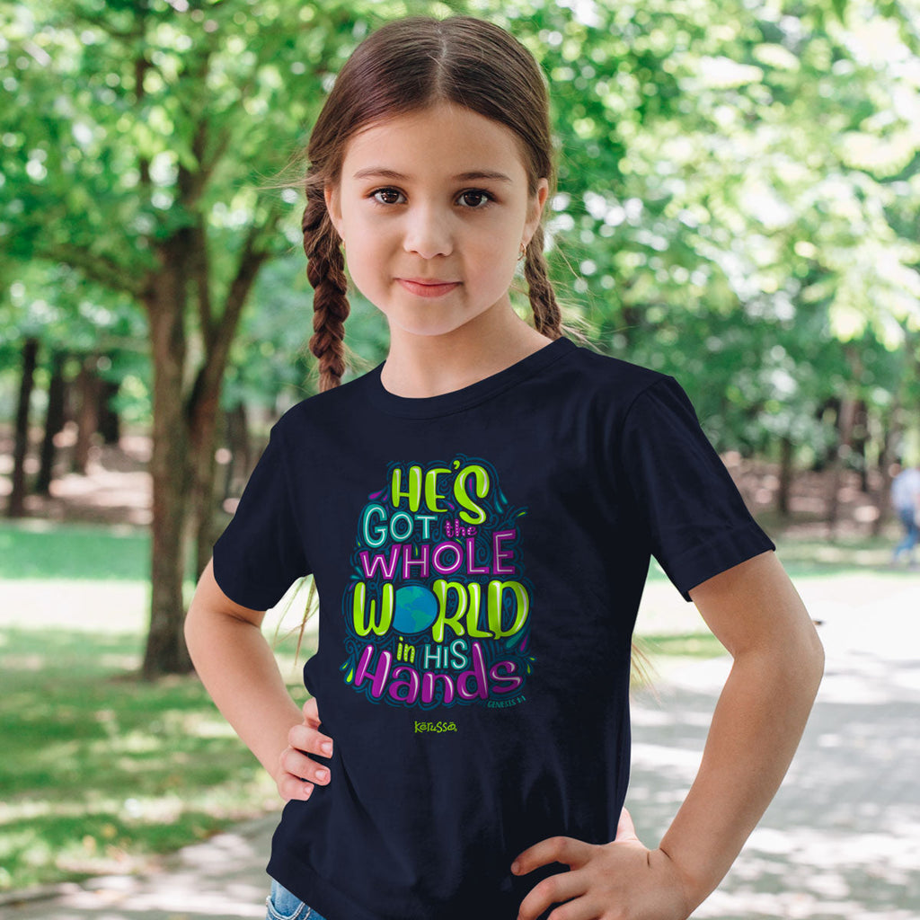 Kerusso Kids T-Shirt He's Got The Whole World In His Hands Hoodie, Sweatshirt | CiraTrend.com (Image 3)