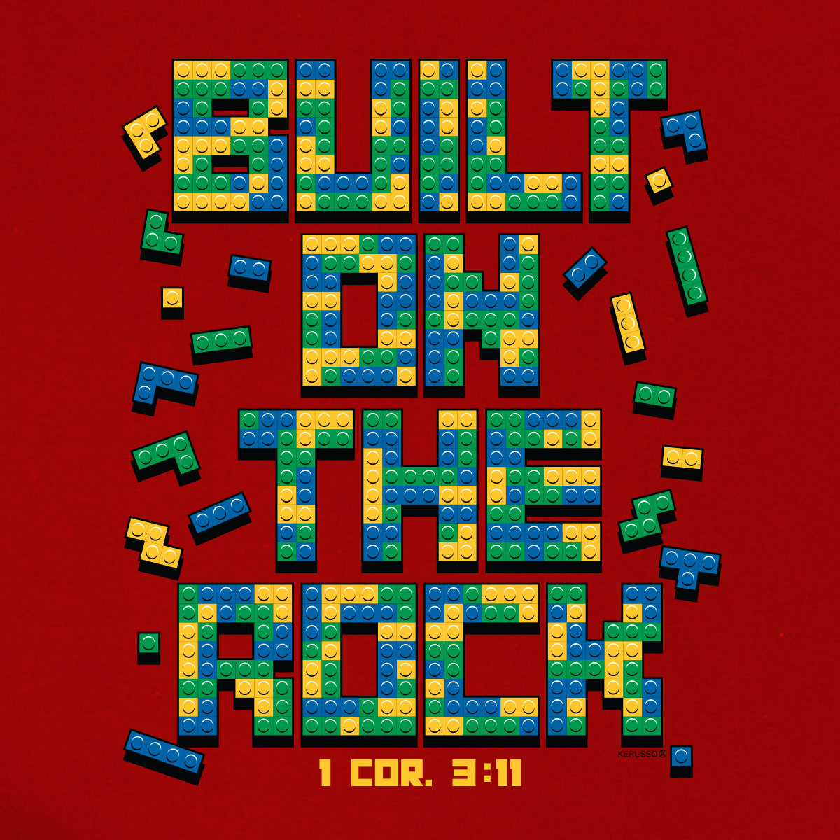 Kerusso Kids T-Shirt Building On The Rock Of Jesus Hoodie, Sweatshirt | CiraTrend.com (Image 2)