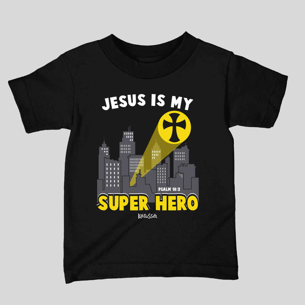 Kerusso Kidz T-Shirt Jesus Super Hero Hoodie, Sweatshirt | CiraTrend.com (Image 1)