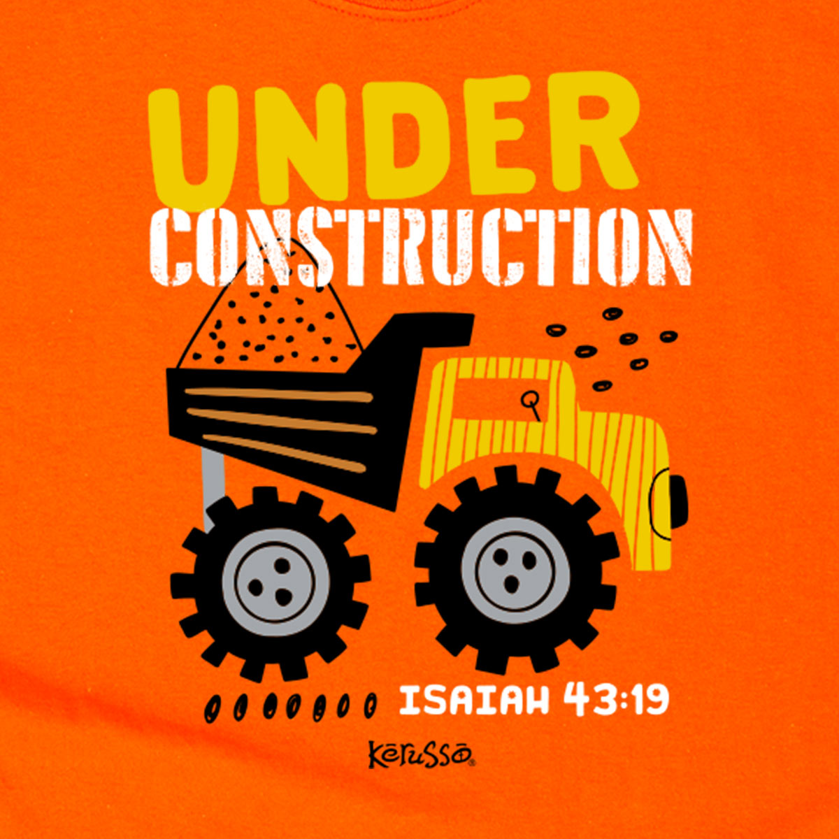 Kerusso Kids T-Shirt Under Construction Hoodie, Sweatshirt | CiraTrend.com (Image 2)