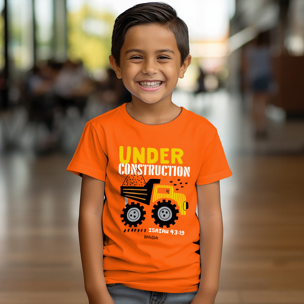 Kerusso Kids T-Shirt Under Construction Hoodie, Sweatshirt | CiraTrend.com (Image 3)