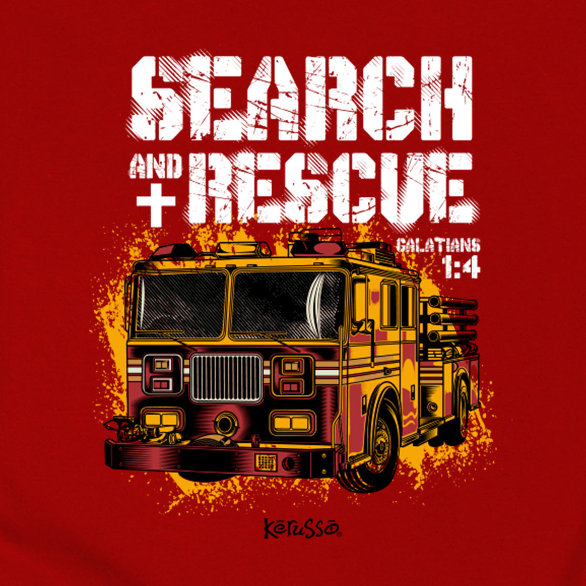 Kerusso Kids T-Shirt Search And Rescue Hoodie, Sweatshirt | CiraTrend.com (Image 2)