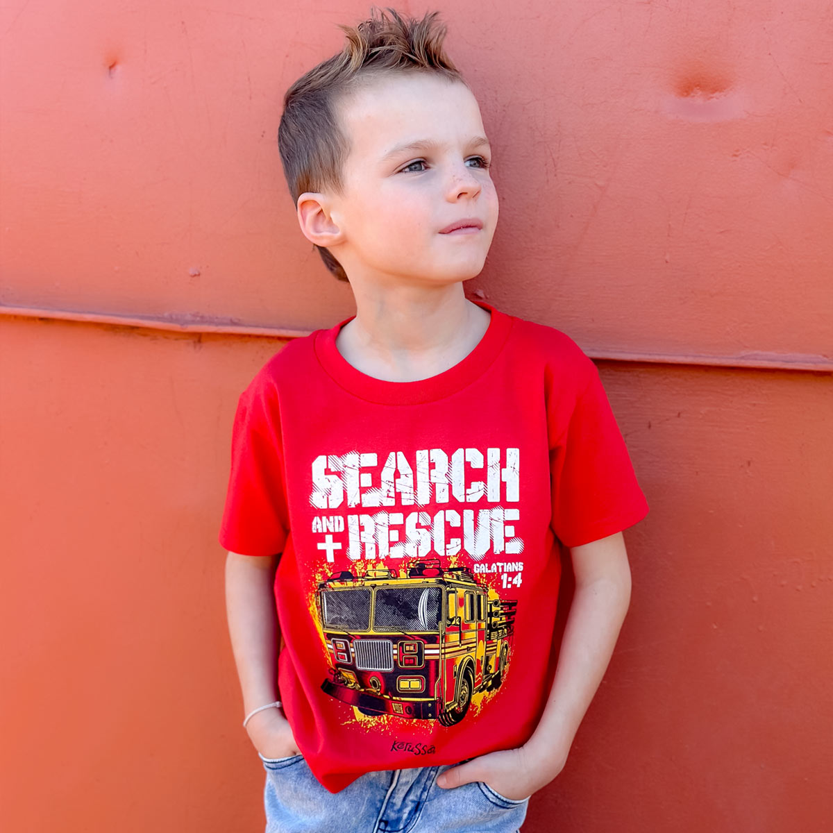Kerusso Kids T-Shirt Search And Rescue Hoodie, Sweatshirt | CiraTrend.com (Image 5)