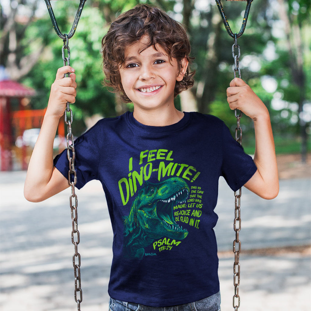 Kerusso Kids T-Shirt I Feel Dino-Mite Hoodie, Sweatshirt | CiraTrend.com (Image 3)