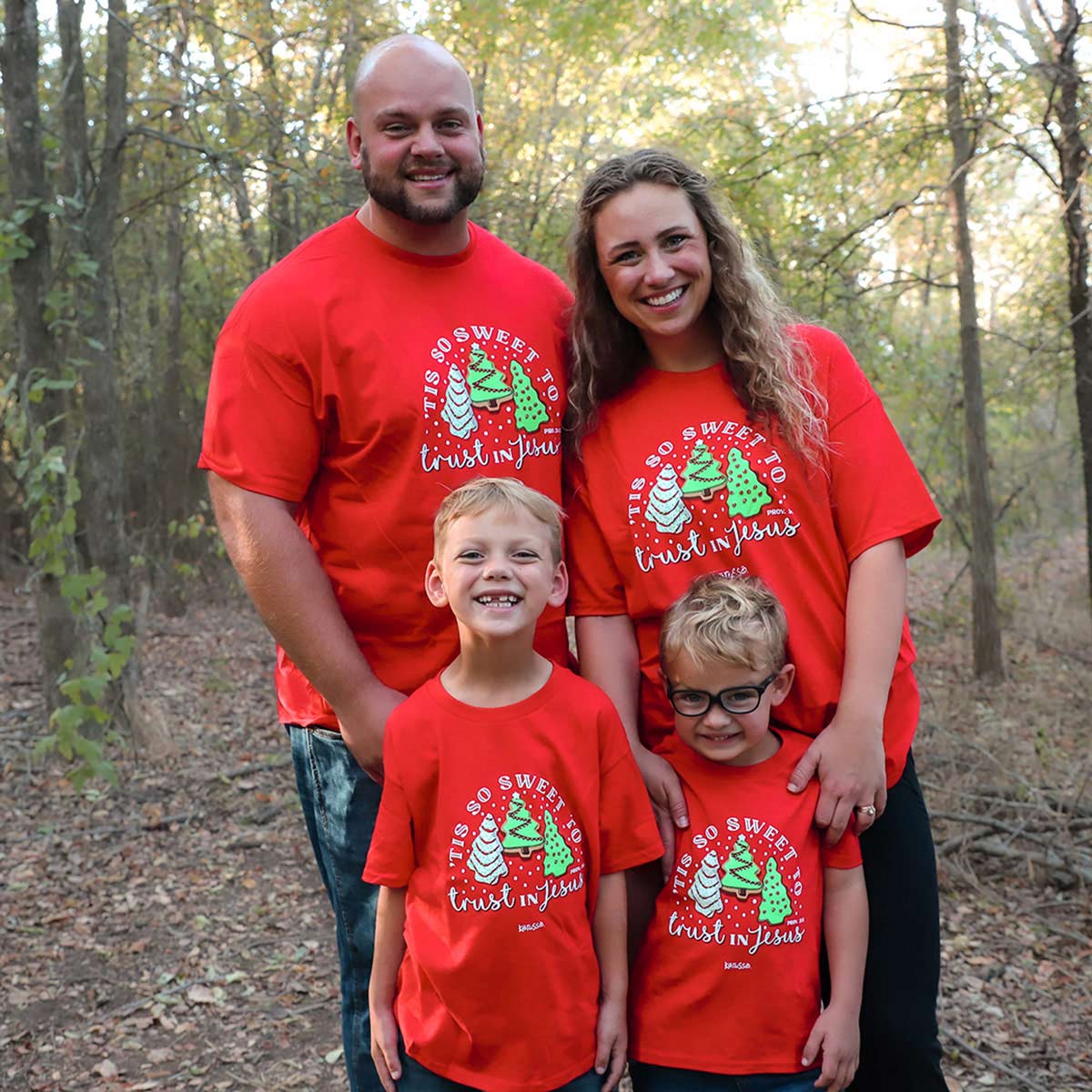 Kerusso Kids Christmas T-Shirt Tis So Sweet To Trust In Jesus Hoodie, Sweatshirt | CiraTrend.com (Image 4)