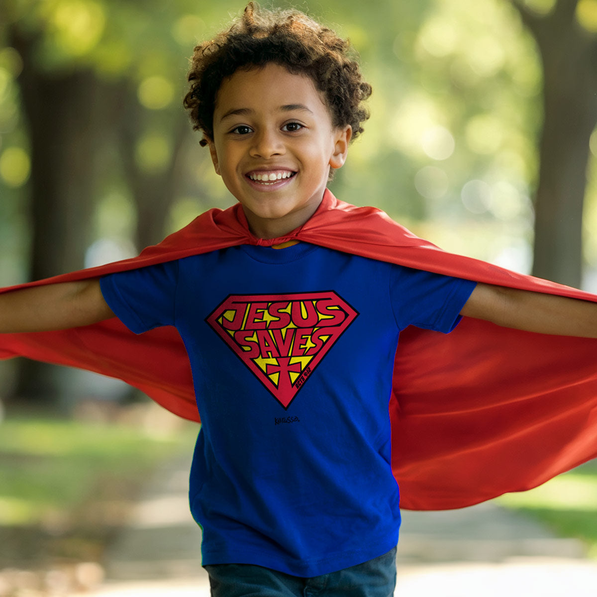Kerusso Kids T-Shirt Jesus Saves Hoodie, Sweatshirt | CiraTrend.com (Image 3)