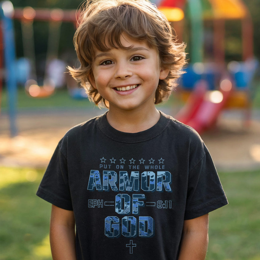 Kerusso Kids T-Shirt Armor Camo Hoodie, Sweatshirt | CiraTrend.com (Image 3)