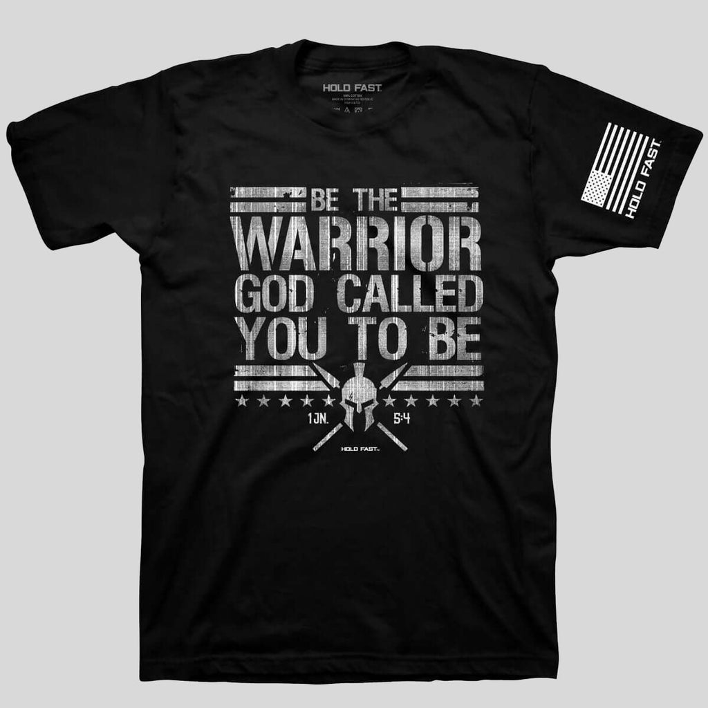 HOLD FAST Mens T-Shirt Be The Warrior Hoodie, Sweatshirt | CiraTrend.com (Image 1)