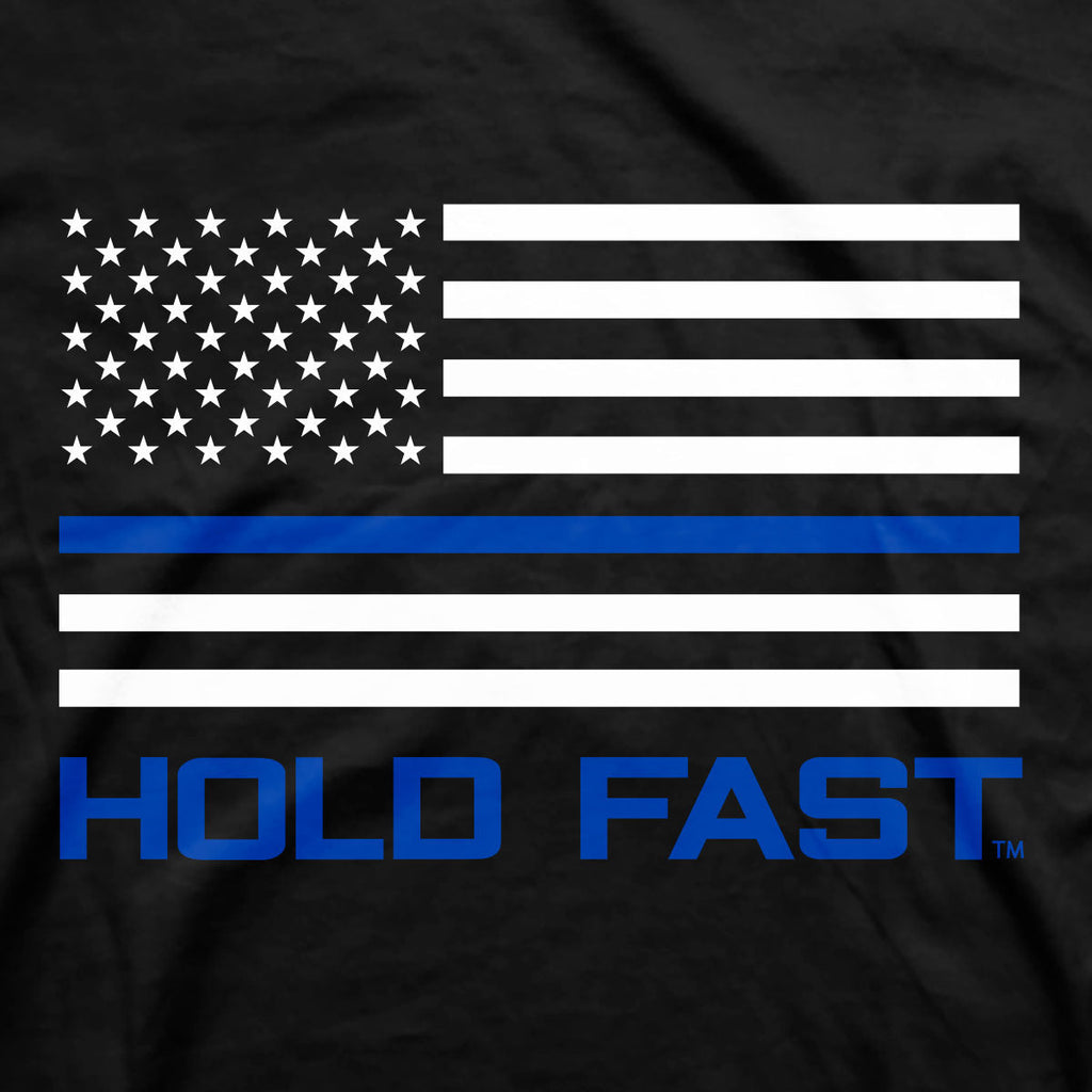 HOLD FAST Mens T-Shirt Back The Blue Hoodie, Sweatshirt | CiraTrend.com (Image 5)