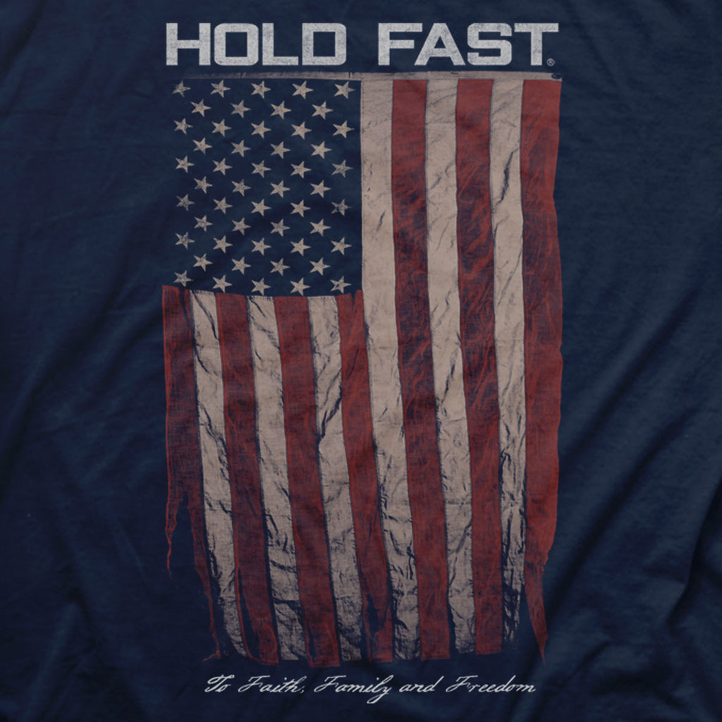 HOLD FAST Mens T-Shirt Battle Flag Hoodie, Sweatshirt | CiraTrend.com (Image 4)