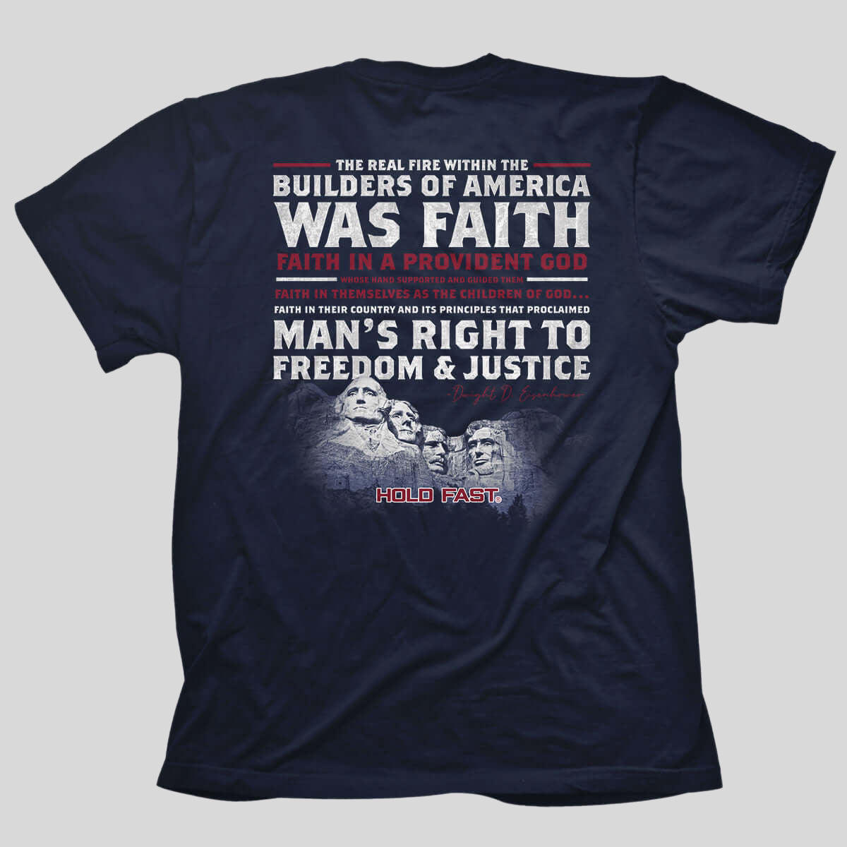 HOLD FAST Mens T-Shirt Builders Of America/Rushmore Hoodie, Sweatshirt | CiraTrend.com (Image 1)