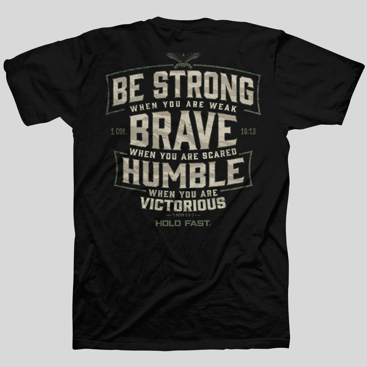 Hold Fast Mens T-Shirt Brave Strong Humble Hoodie, Sweatshirt | CiraTrend.com (Image 1)