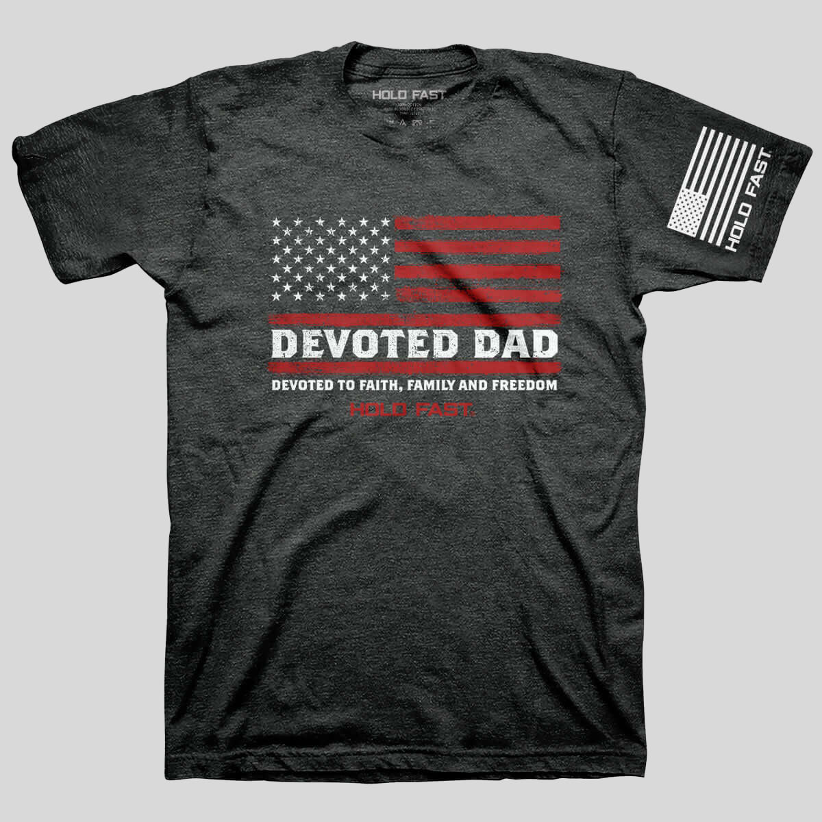 HOLD FAST Mens T-Shirt Dad Hoodie, Sweatshirt | CiraTrend.com (Image 1)