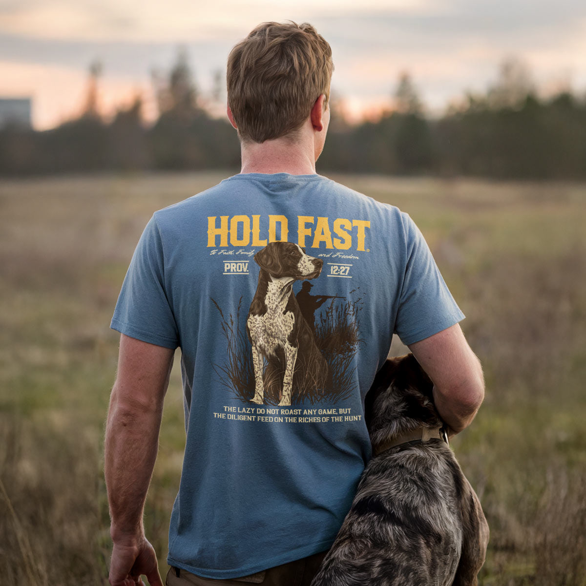 HOLD FAST Mens T-Shirt Dog Hoodie, Sweatshirt | CiraTrend.com (Image 3)