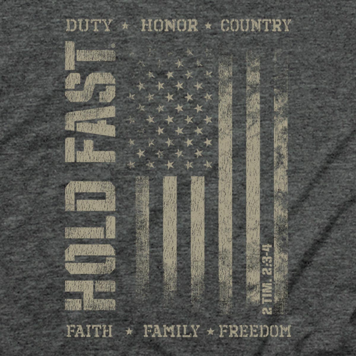 HOLD FAST Mens T-Shirt Duty & Honor Hoodie, Sweatshirt | CiraTrend.com (Image 4)