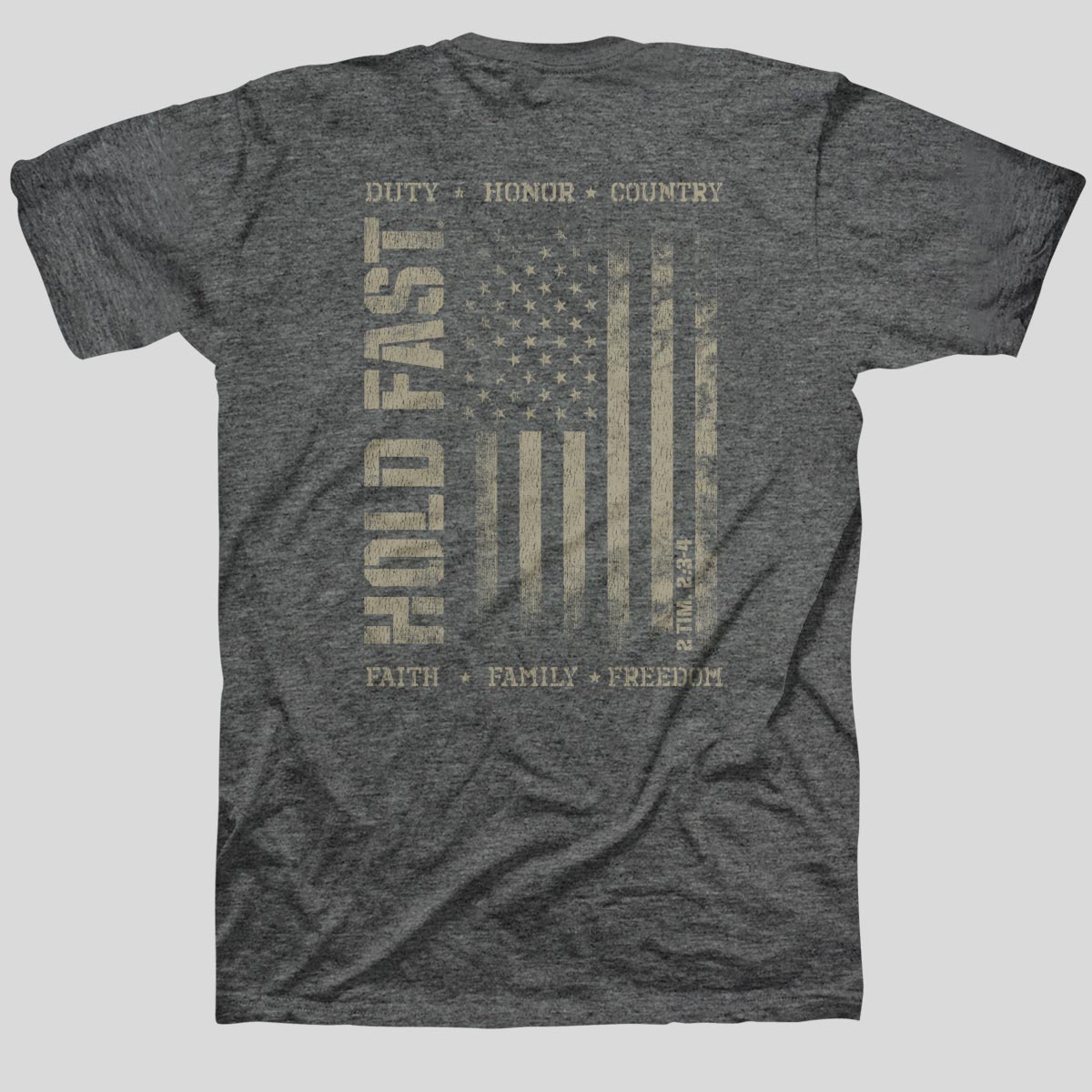 HOLD FAST Mens T-Shirt Duty & Honor Hoodie, Sweatshirt | CiraTrend.com (Image 1)