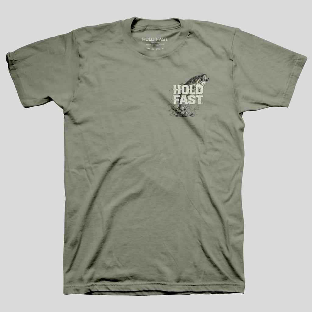 HOLD FAST Mens T-Shirt Fishing Hoodie, Sweatshirt | CiraTrend.com (Image 2)