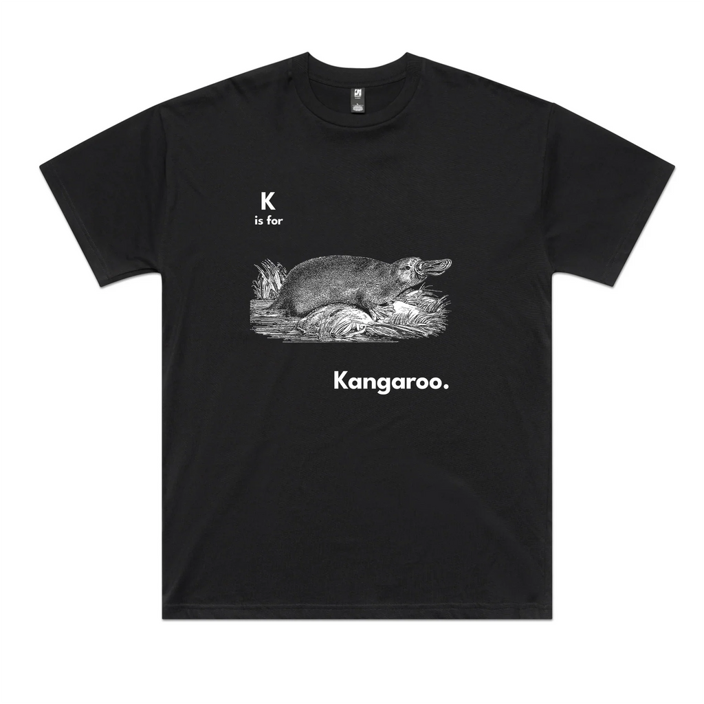 K Is For Kangaroo Oversized Tee Hoodie, Sweatshirt | CiraTrend.com (Image 2)