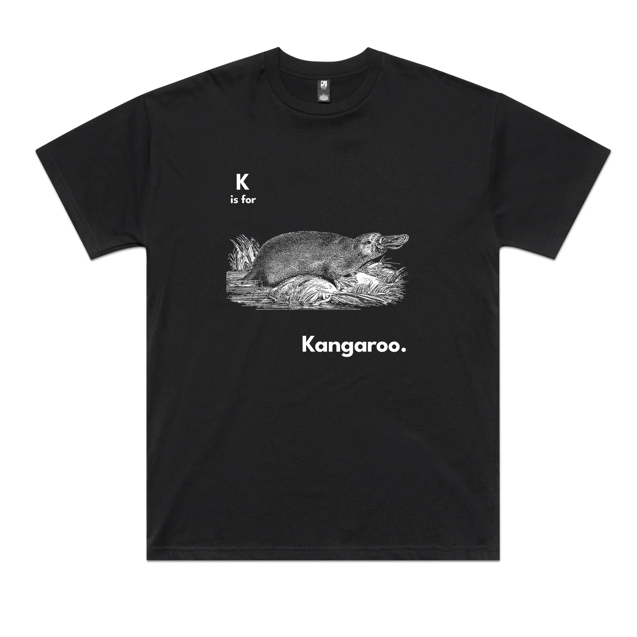 K Is For Kangaroo Oversized Tee Hoodie, Sweatshirt | CiraTrend.com (Image 2)