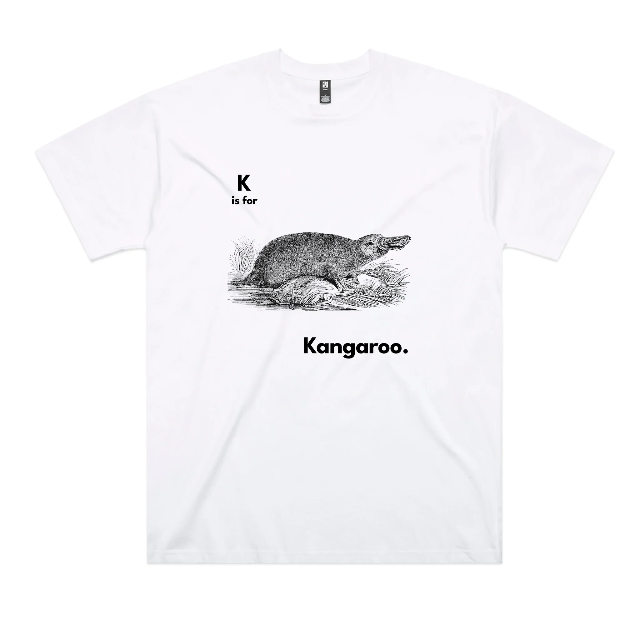 K Is For Kangaroo Oversized Tee Hoodie, Sweatshirt | CiraTrend.com (Image 3)