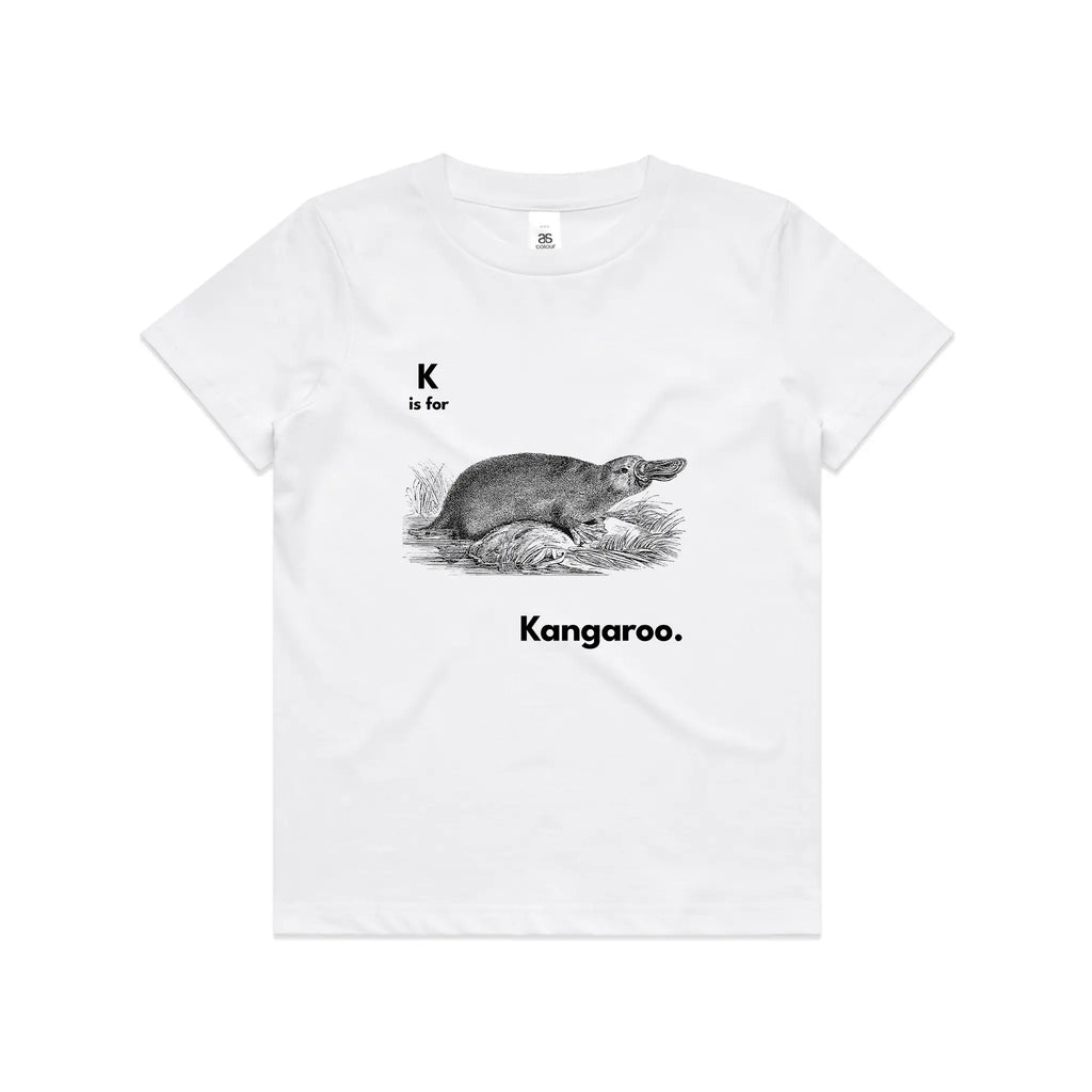 K Is For Kangaroo Kids Tee Hoodie, Sweatshirt | CiraTrend.com (Image 2)