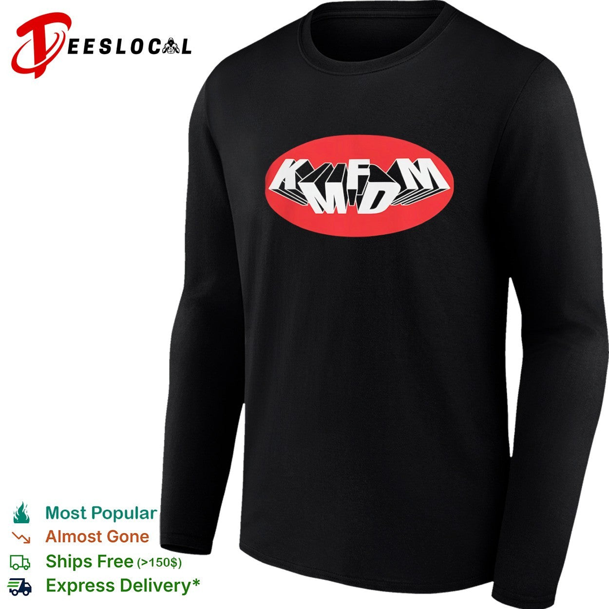 KMFDM industrial band logo shirt