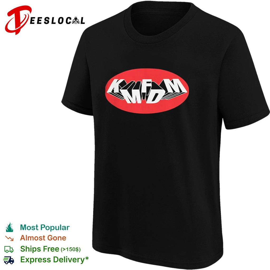 KMFDM industrial band logo shirt