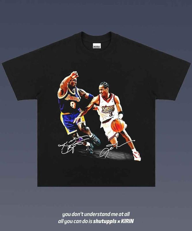 KOBE VS IVERSON 2.12 Tee | Vintage Tee Graphic T-Shirt Sweatshirt Hoodie | Sport Tee - Gift For Fan | CiraTrend.com