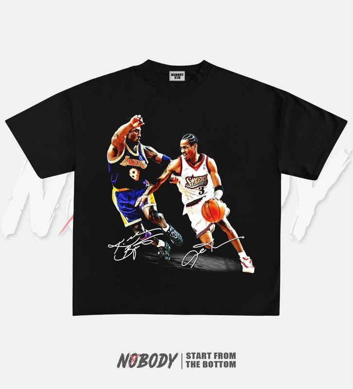 KOBE VS IVERSON GRAPHIC TEE | VINTAGE GRAPHIC T-SHIRT SWEATSHIRT HOODIE | SPORT TEE | GIFT FOR FAN 1.0 | CiraTrend.com