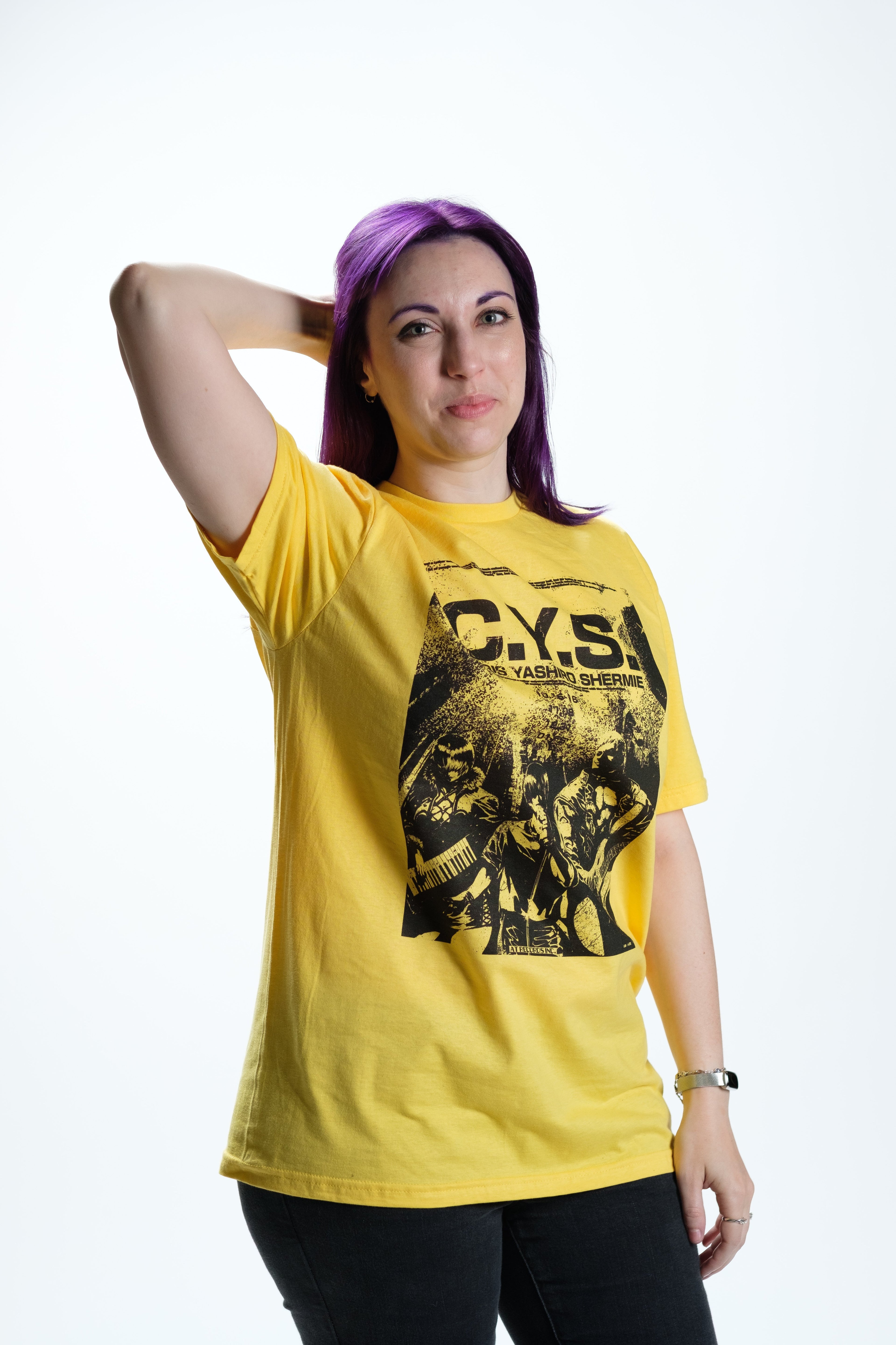 THE KING OF FIGHTERS - 'Team C.Y.S. Flyer' T-Shirt - Yellow Hoodie, Sweatshirt | CiraTrend.com (Image 2)