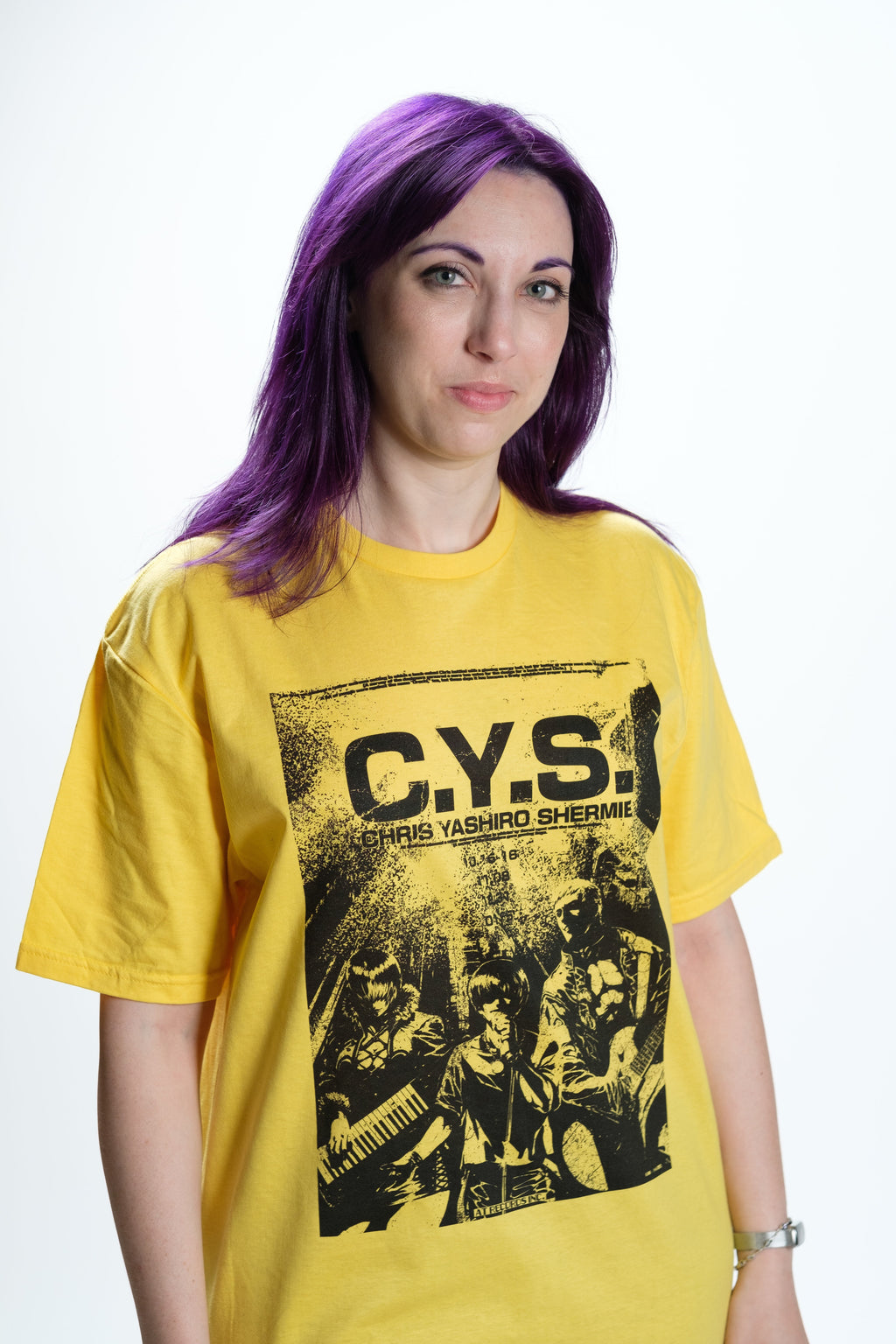 THE KING OF FIGHTERS - 'Team C.Y.S. Flyer' T-Shirt - Yellow Hoodie, Sweatshirt | CiraTrend.com (Image 1)