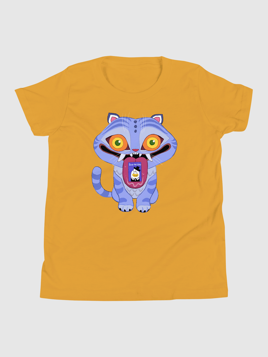 KPop Demon Hunters Derpy Tiger Kids T-Shirt Hoodie, Sweatshirt | CiraTrend.com (Image 3)