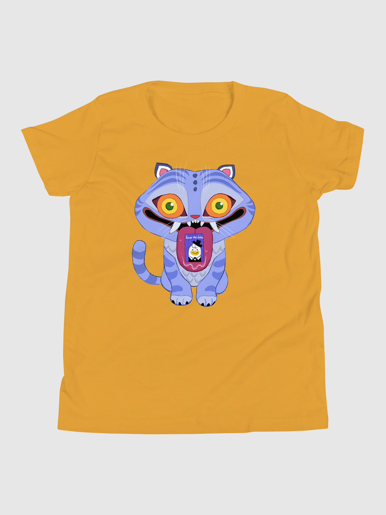 KPop Demon Hunters Derpy Tiger Kids T-Shirt Hoodie, Sweatshirt | CiraTrend.com (Image 3)