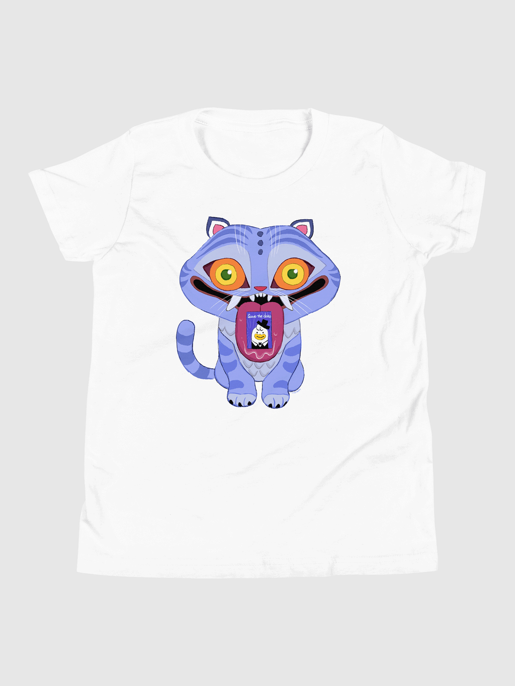 KPop Demon Hunters Derpy Tiger Kids T-Shirt Hoodie, Sweatshirt | CiraTrend.com (Image 2)