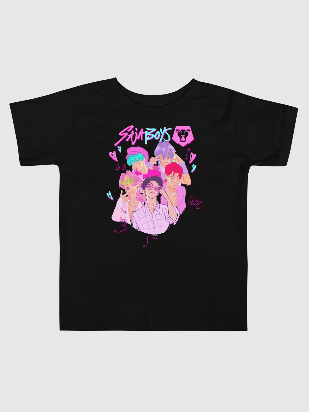 KPop Demon Hunters Saja Boys Toddler T-Shirt Hoodie, Sweatshirt | CiraTrend.com (Image 4)