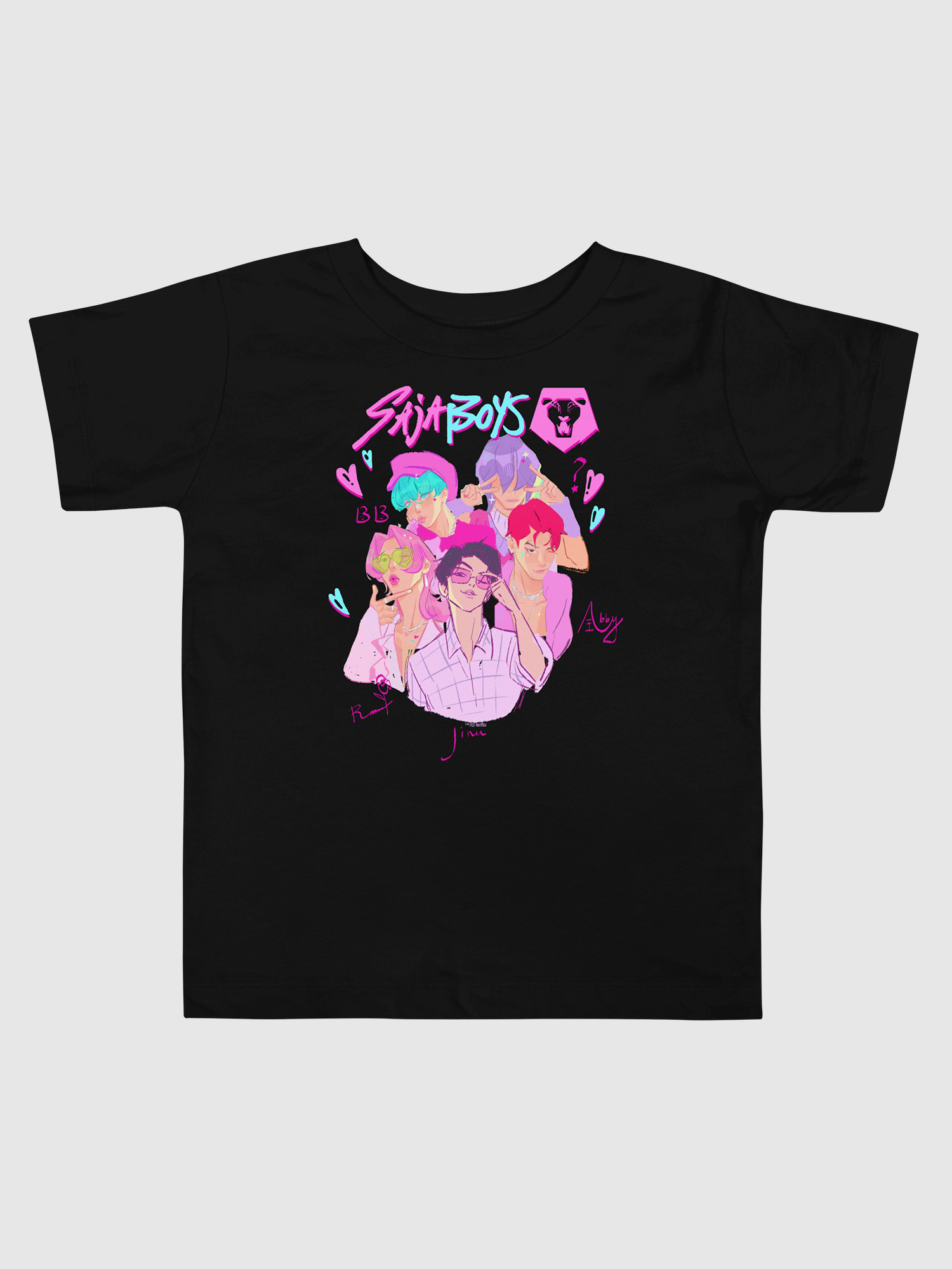 KPop Demon Hunters Saja Boys Toddler T-Shirt Hoodie, Sweatshirt | CiraTrend.com (Image 4)