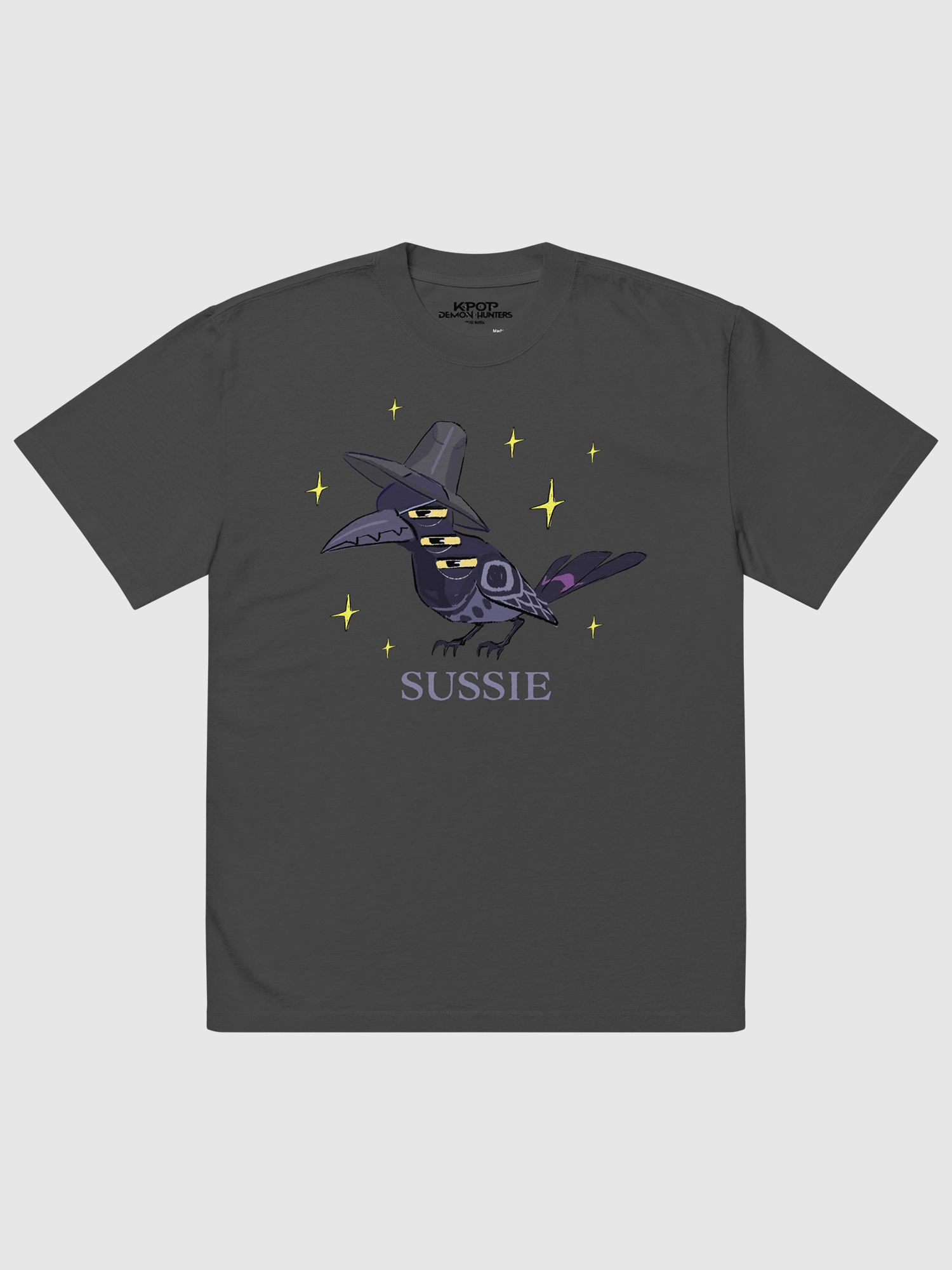K-Pop Demon Hunters Sussie Magpie Oversized T-Shirt Hoodie, Sweatshirt | CiraTrend.com (Image 1)