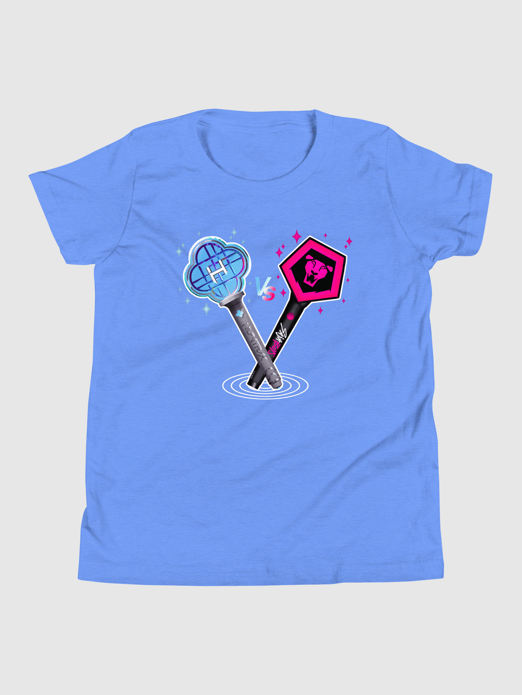 KPop Demon Hunters Light Sticks Kids T-Shirt Hoodie, Sweatshirt | CiraTrend.com (Image 3)