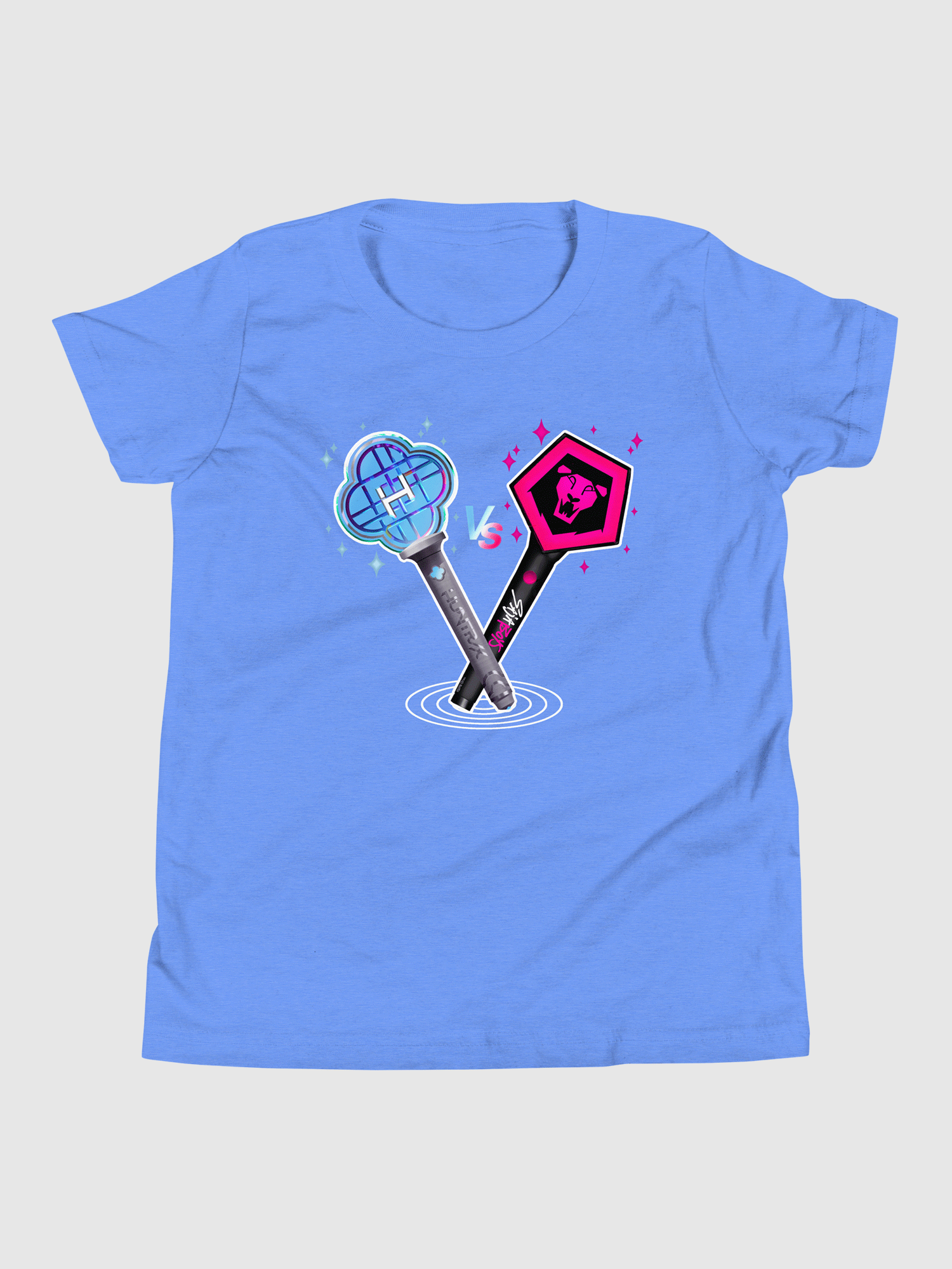 KPop Demon Hunters Light Sticks Kids T-Shirt Hoodie, Sweatshirt | CiraTrend.com (Image 3)