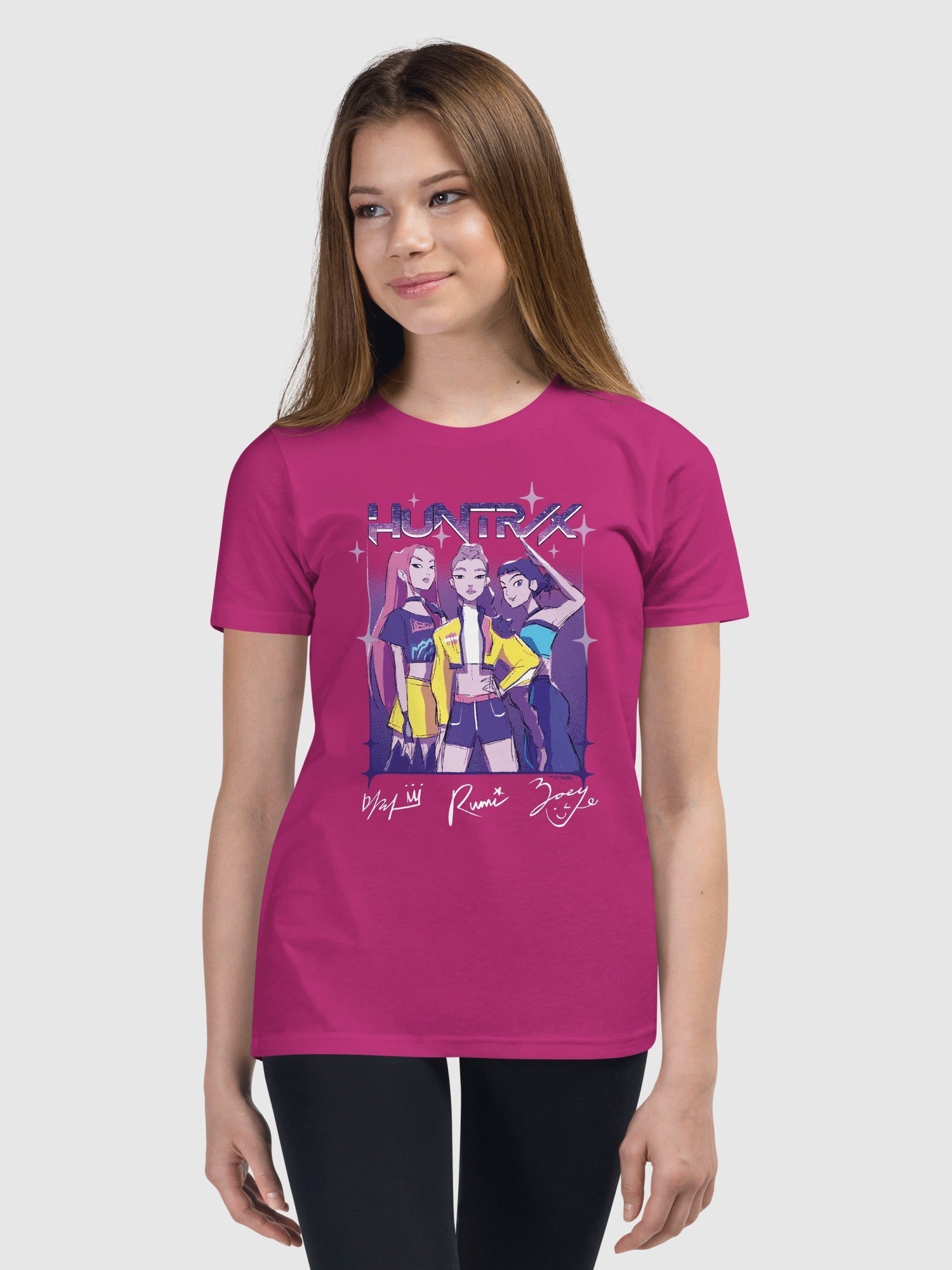 KPop Demon Hunters HUNTR/X Sketch Kids T-Shirt Hoodie, Sweatshirt | CiraTrend.com (Image 3)