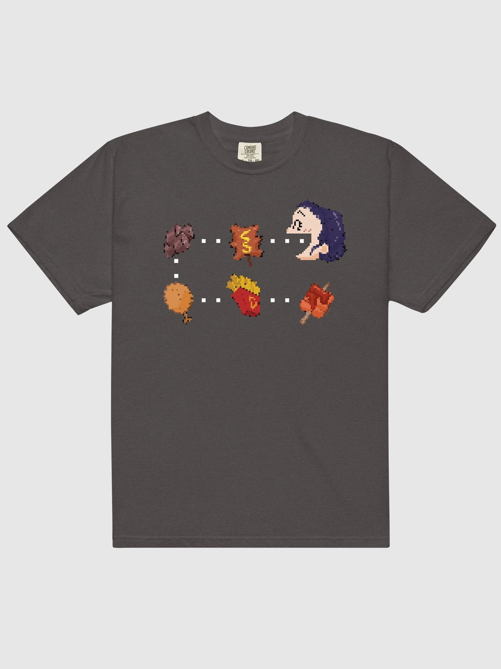 KPop Demon Hunters Zoey Snacks Comfort Colors T-Shirt Hoodie, Sweatshirt | CiraTrend.com (Image 1)