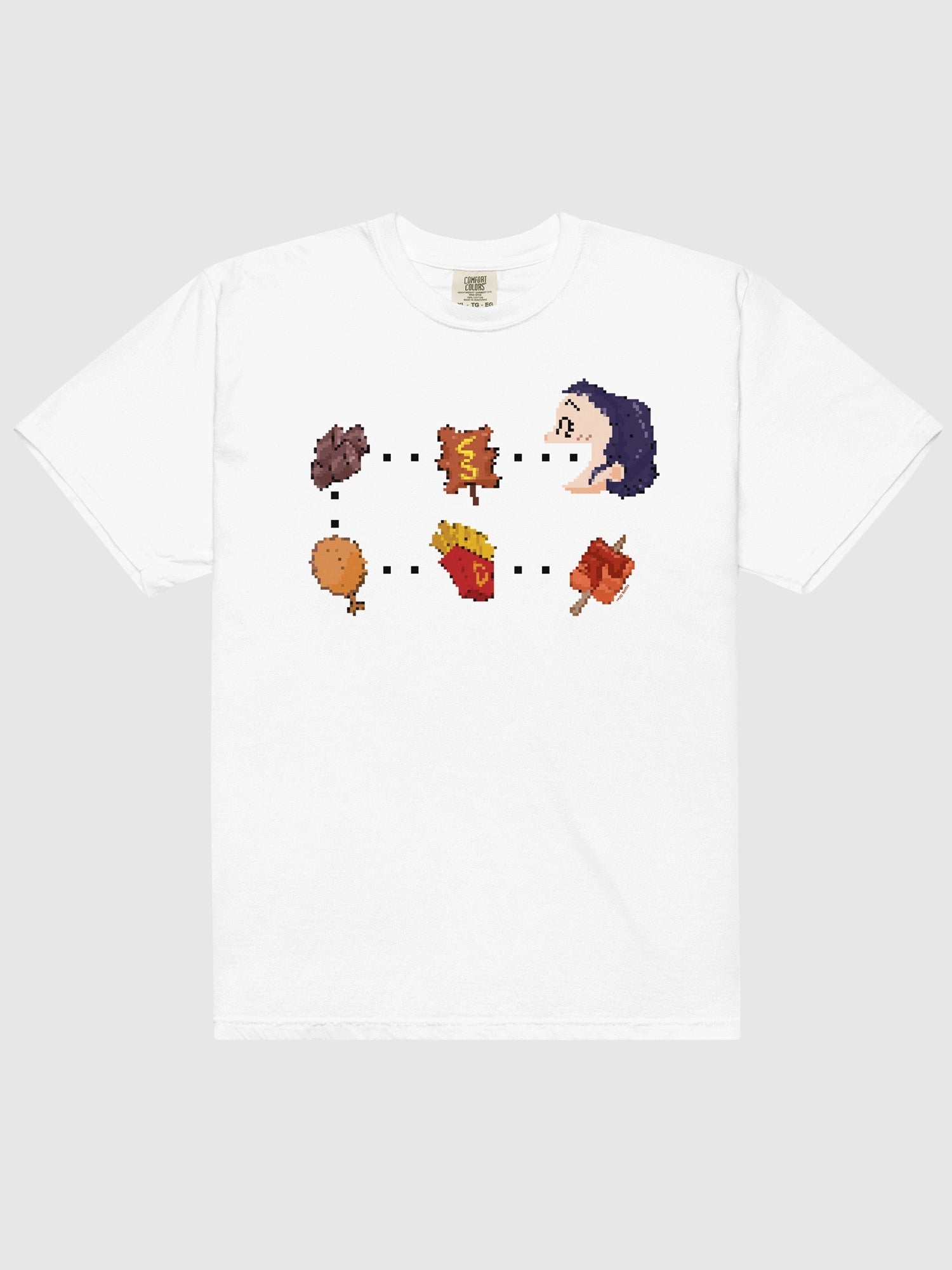 KPop Demon Hunters Zoey Snacks Comfort Colors T-Shirt Hoodie, Sweatshirt | CiraTrend.com (Image 2)