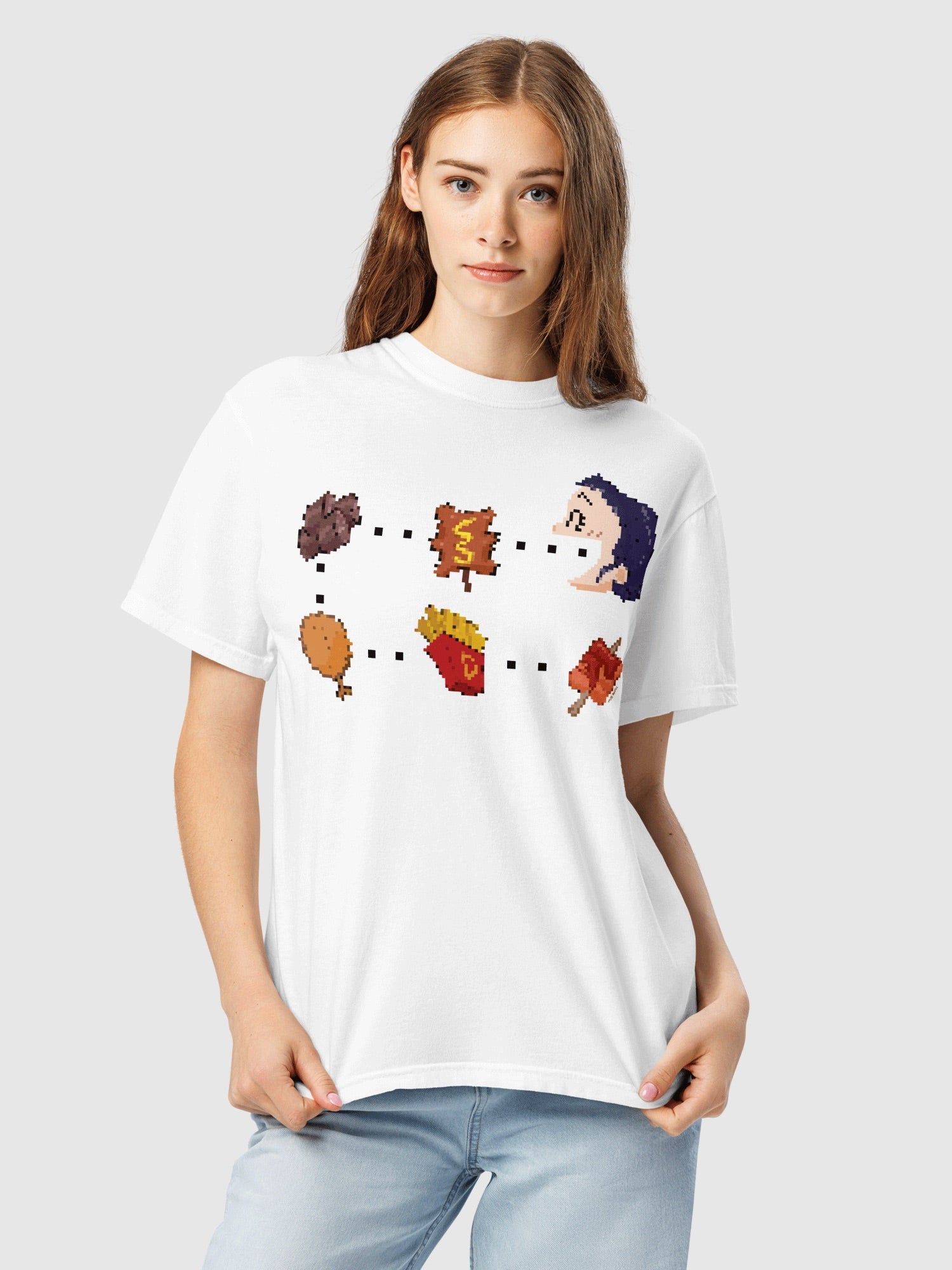 KPop Demon Hunters Zoey Snacks Comfort Colors T-Shirt Hoodie, Sweatshirt | CiraTrend.com (Image 4)