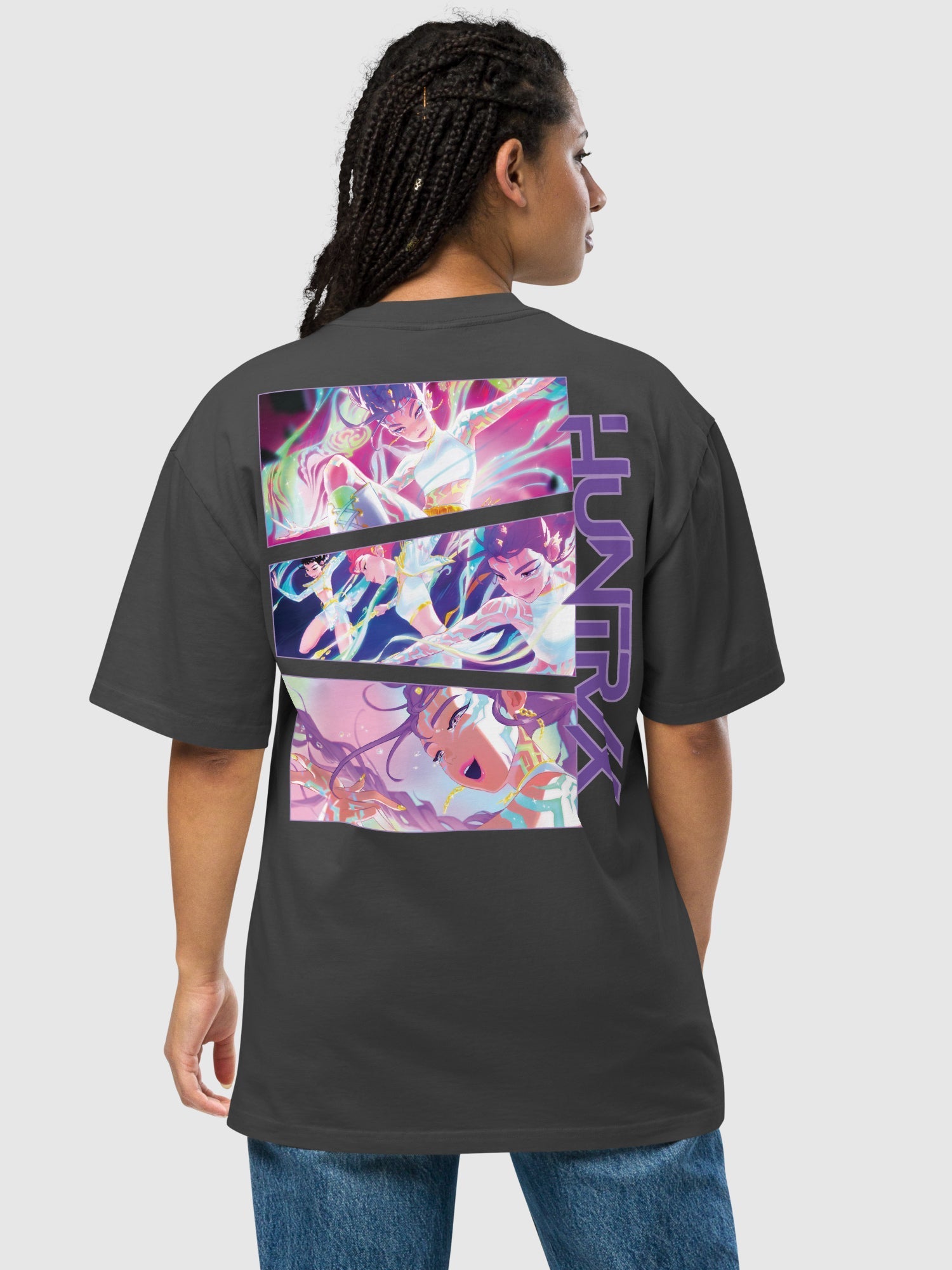 KPop Demon Hunters HUNTR/X Final Battle Oversized T-Shirt Hoodie, Sweatshirt | CiraTrend.com (Image 3)