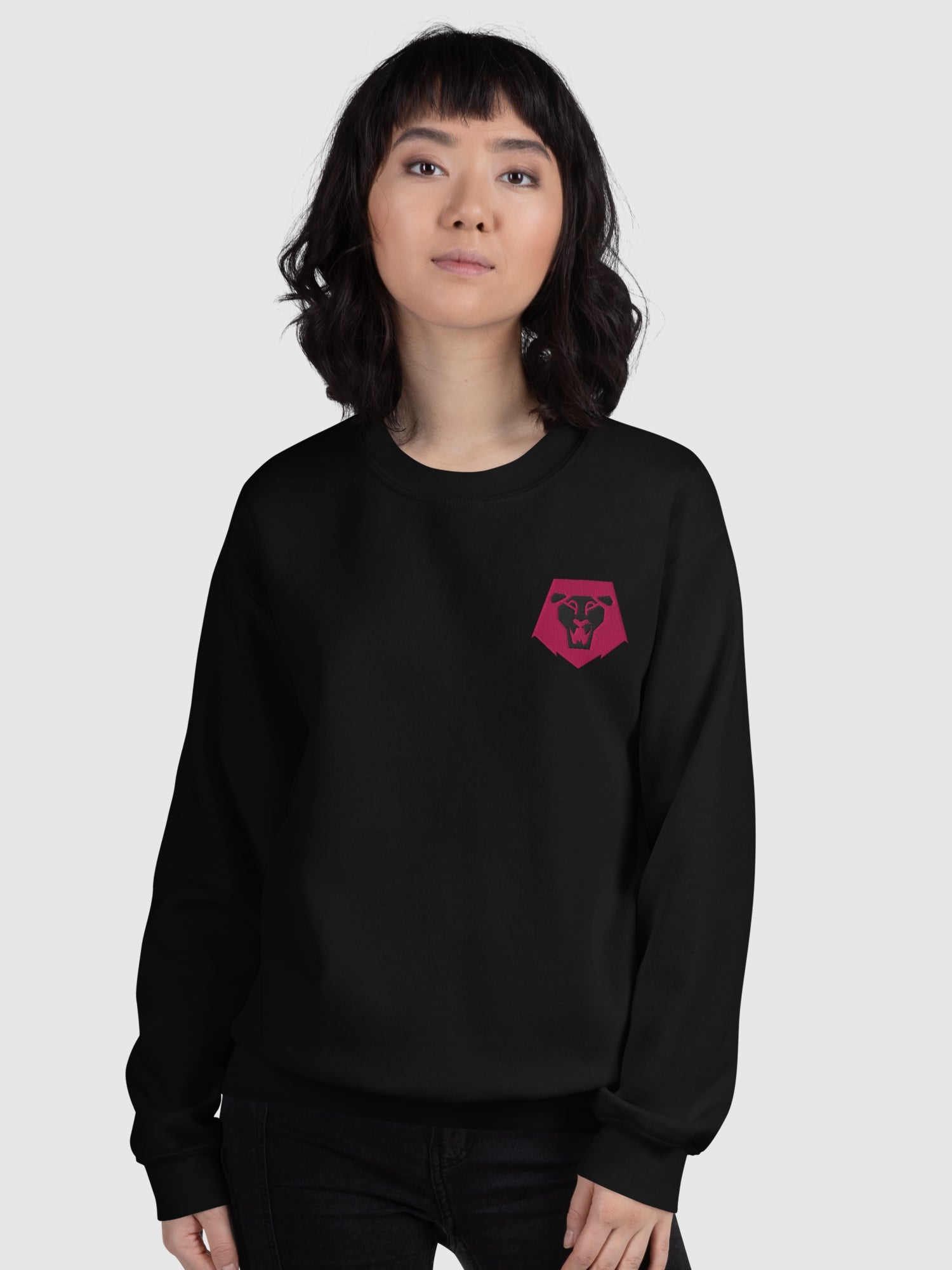 KPop Demon Hunters Saja Boys Lion Embroidered Crewneck Sweatshirt T-Shirts, Hoodie | CiraTrend.com (Image 4)