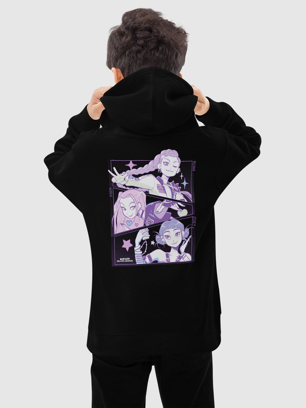 KPop Demon Hunters HUNTR/X Kids Hoodie T-Shirts, Sweatshirt | CiraTrend.com (Image 4)